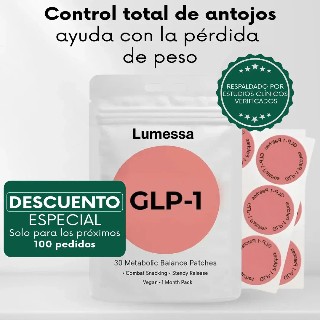 Parches Naturales de Cuidado Diario Lumessa con GLP-1