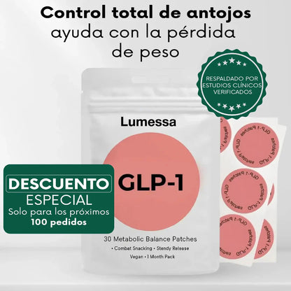 Parches Naturales de Cuidado Diario Lumessa con GLP-1
